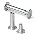 Silver Nickel Screw Posts/Chicago Post, 100 Pack, 1 1/2-Inch