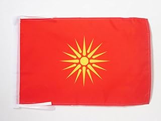 AZ FLAG Bandiera Macedonia Antica 45x30cm - BANDIERINA MACEDONE 30 x 45 cm cordicelle
