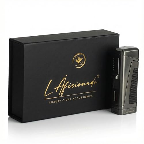 Trinitá von L Áficionado – Jetflame Sturmfeuerzeug als Geschenk für Männer | Für Kerzen & Outdoor | Winddicht & Nachfüllbar | Edle Geschenkbox | ISO 9994 | Satin Black Trinitá von L Áficionado – Jetflame Sturmfeuerzeug als Geschenk für Männer | Für Kerzen & Outdoor | Winddicht & Nachfüllbar | Edle Geschenkbox | ISO 9994 | Satin Black