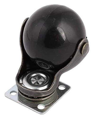 Roulettes de 5,1 cm avec frein lot de 4 robustes pour charge lourde de meuble