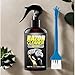 Razor Cleaner Spray, Trimmer Cleaning Solution, Odorless Rust Prevention, Quick-Dry Non-Greasy Finish, for Home Grooming Electric Shaver Maintenance Use, 260 Ml