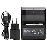 [ thermique directe] Utilise de la chaleur au lieu de l'encre, aucun ruban ni cartouche nécessaire. plus petite, plus silencieuse, plus rapide et économe en énergie que les autres imprimantes thermiques.