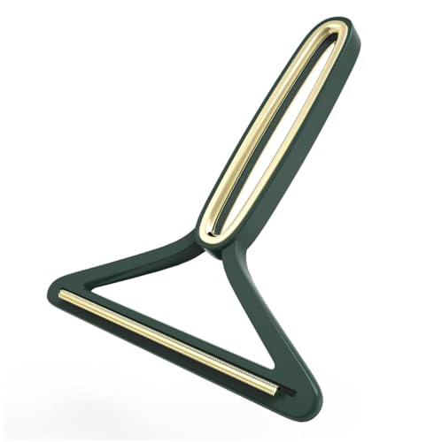 Vintree 2 in 1 Togli Pelucchi a Doppia Faccia Togli peli Animali Spazzola Peli Gatto e Cane Portatile per Moquette Tappetino per Auto Divano Letto per Animali Domestici Mobili-Verde