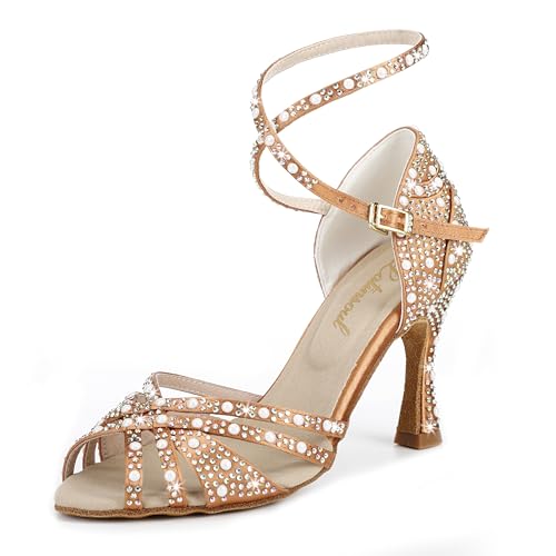 Latinsoul Y205-36 Women's Crystal Rhinestone Latin Dance High Heel...