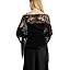Style 1-black With Flower Pattern