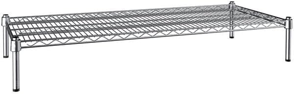 PRO&Family 21" x 54" NSF Chrome Dunnage Shelf with 8" Posts.