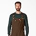 Dickies Mens Bib Overalls, Rinsed Timber, 40W x 30L US