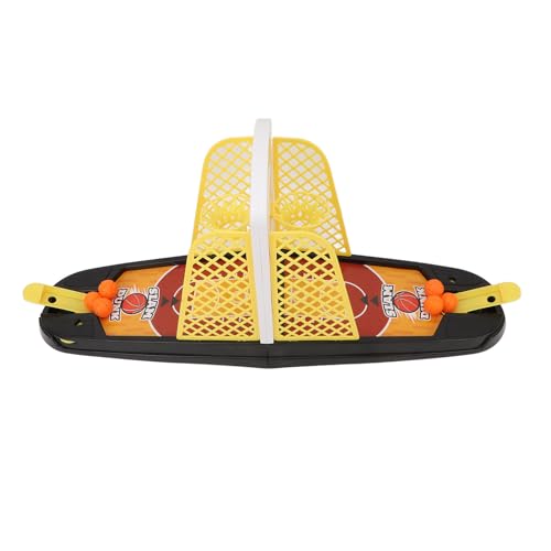 Alomejor Table Basketball Game, Two Player Interactive Educational Toy for Hand Eye Coordination Skill Building