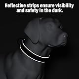 Plutus Pet Tactical Dog Collar, Reflective, Adjustable Heavy Duty Dog Collar, Soft Padded and Comfortable, for Small Medium and Large Dogs (Ranger Green, XL) - Image 5