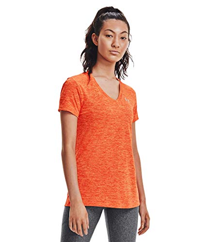 Image of Under Armour Womens Tech V-Neck Twist Short-Sleeve T-Shirt