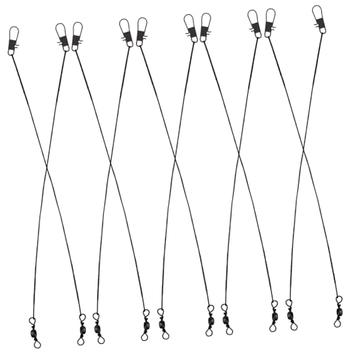 BCOATH Flexible Fishing Line 50pcs Steel Wire Leaders Wire Leader Fishing Gear Essential Angler's Tool