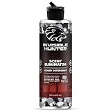 INVISIBLE HUNTER Scent Eliminator Liquid Laundry Detergent – Unscented Hunting Clothes Wash for Deer, Hog, Elk & Big Game – Removes Odor Without Residue UV Brighteners or Fragrance