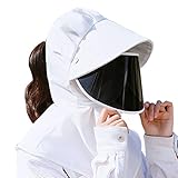 MisFox Cappelli da Sole Donna Estate Cappuccio di Protezione, UPF 50+ Cappello Estivo para Sole con Visiera Protettiva Rimovibile per attività All