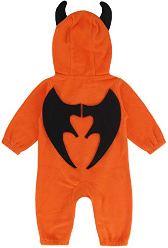Déguisement citrouille bébé garçon barboteuse orange pour Halloween