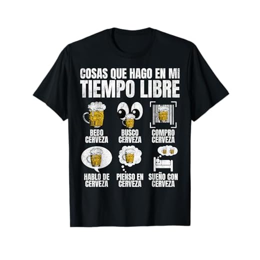 Cerveza Hombre, Cosas Que Hago En Mi Tiempo Libre Cerveza Camiseta