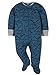 Gerber Baby-Jungen 4er-Pack Sleep'N Play Strampler und Kleinkind-Schlafanzüge, Dinosaurierblau, 0–3 Monate