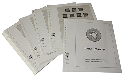 Lindner Das Original Chine Taiwan Formose avec timbres taxes feuilles