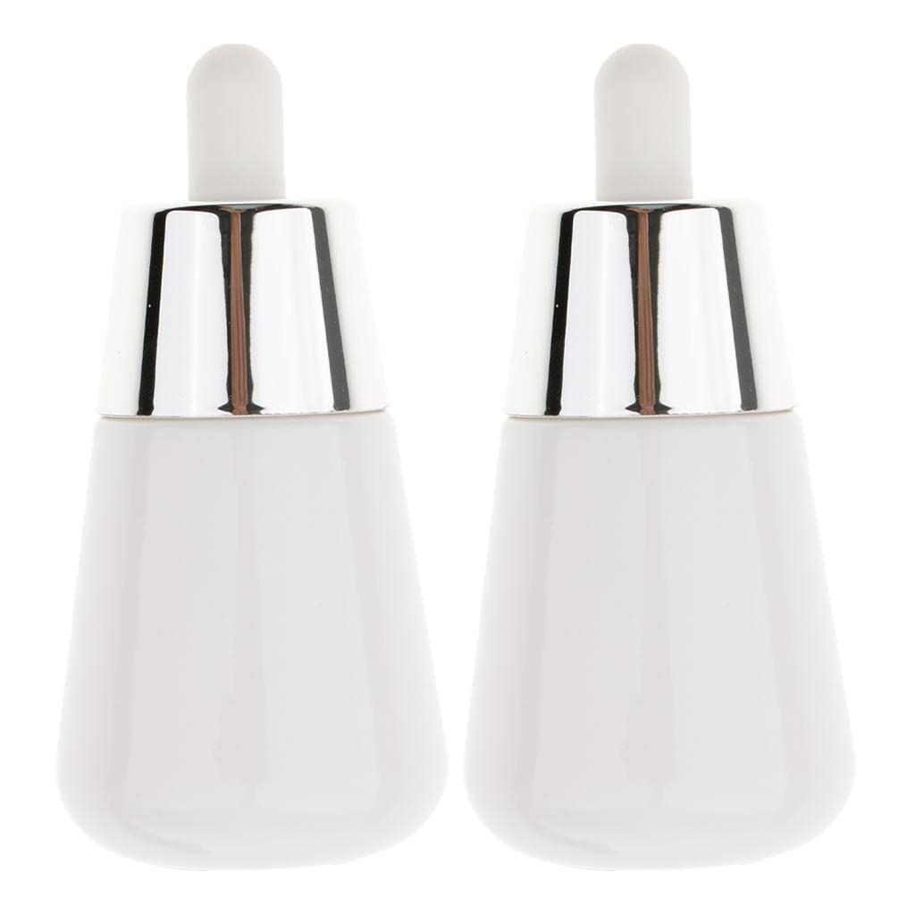 CALANDIS™ 2pcs 30ml Empty Glass Amber Bottle with Dropper Liquid Pipette Bottle 30ml White | Other Makeup Tools & Accs | Makeup Tools & Accessories | Makeup-image-45
