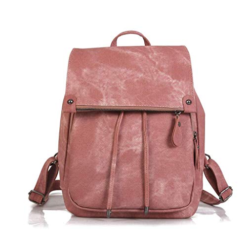 Sac à dos en cuir pour femmes avec cordon de serrage chic