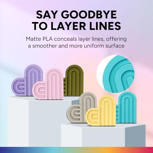 Image of OVERTURE 10KG Bundle Matte PLA, Low Warp & Matte Surface 3D Printer Filament