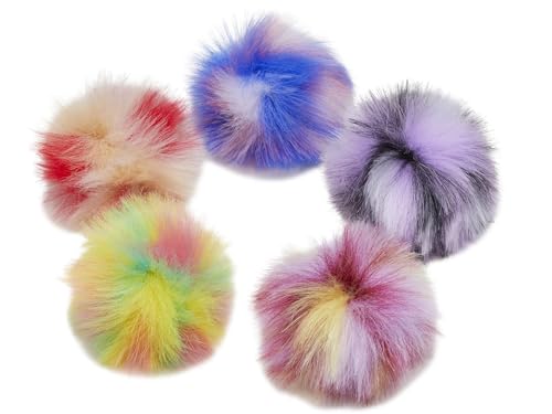 Image of Crocs Jibbitz Charms Elevated - Versatile Designs for Girls and Boys - Synthetic and Man Made Construction Elevated Dyed Puff 5-Pack One Size One Size