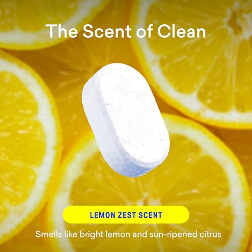 Image of BLUELAND 100% Plastic-Free Dishwasher Detergent Tablets Set, Lemon Zest