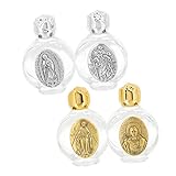 Mikinona 4stücke Teiliges Glas Wasserflaschen Mit Metallveredelung Nachfüllbare Heiligwasserflaschen Mit Edlem Rosenmuster Kleine Bleifreie Segnungsflaschen Für Taufe Vielseitige Dekoration