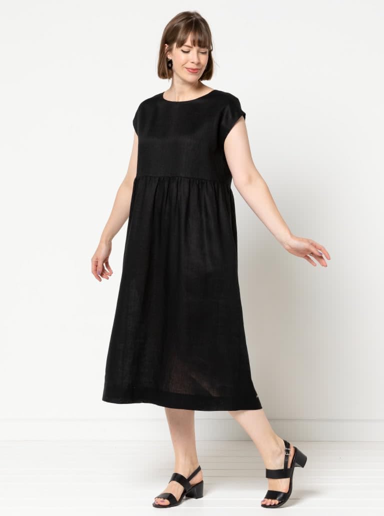 Style Arc Sewing Pattern - Montana Midi Dress (Sizes 10-22)