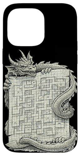 Fantasy Adventure Map with Dragon �X�}�z�P�[�X iPhone 14 Pro Max �p