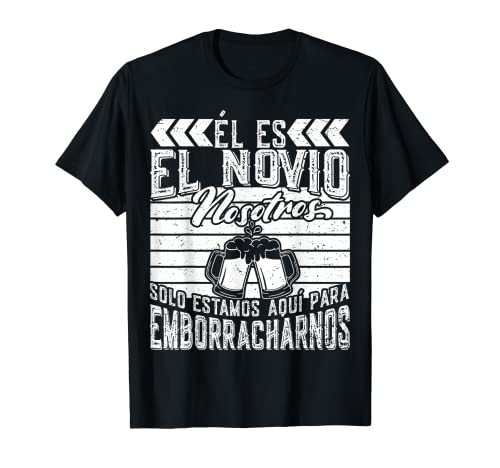 Hombre Novio Despedida De Soltero Boda Padrino De Boda Camiseta
