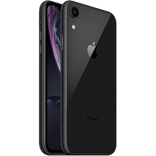 Apple iPhone XR, US Version, 64GB, Black - GSM Carriers (Renewed)