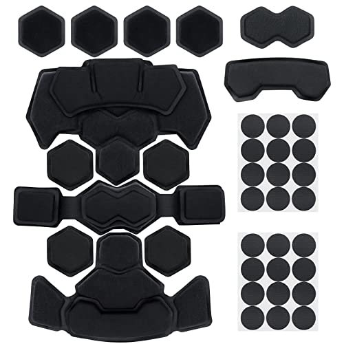 AOUTACC Tactical Airsoft Helmet Padding,Helmet Replacement Memory Foam Padding Kits Set,Protective...