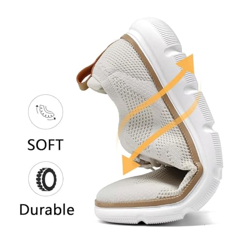 Mens Casual Dress Shoes Fashion Mesh Oxfords Business Walking Work Sneakers Comfortable Lightweight Breathable Soft Sole3
