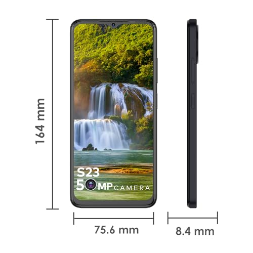 itel S23 | 8GB RAM + 128GB ROM| 50MP AI Dual Rear Camera | 5000mAh Battery | Type-C Charging | 90 Hz Display |Starry Black 6