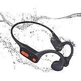 Tayogo Bone Conduction Headphones Swimming, Bluetooth 5.3 Underwater MP3 Open-Ear Headset, 32GB Memory, Magnetic Charging, Built-in Microphone, 15H Playtime- Black