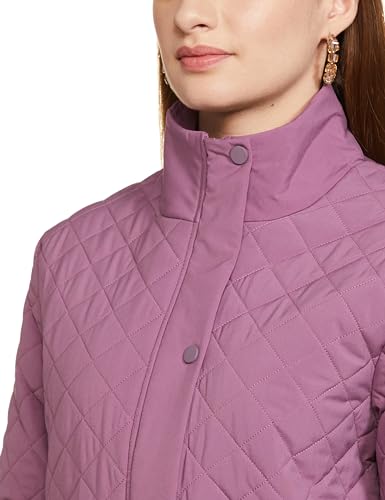 Image of Qube By Fort Collins Polyester, Standard Length Women's Lightweight Quilted Bomber Jacket Stylish, Packable, And Air-Resistant Outerwear For Winter