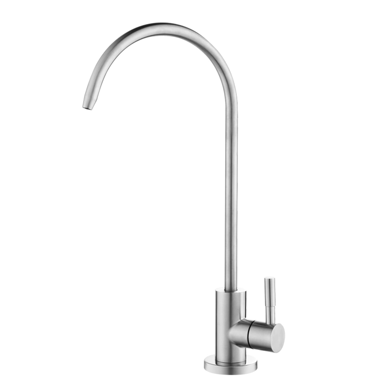 Faucet Filter Tap for Sink, 304 Stainless Steel Kitchen Faucet,Gun Gray (Brushed Color A)