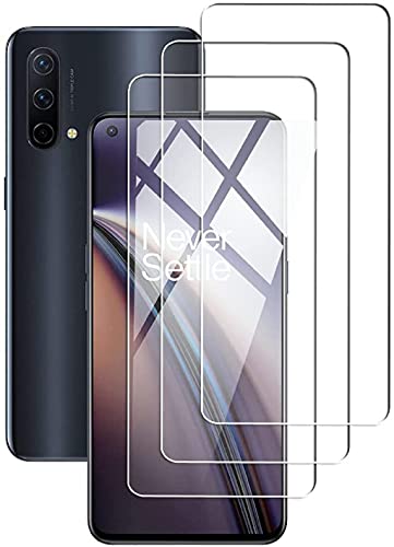 Image of ZARALA Tempered Glass Screen Protector Compatible for (Black) with Edge to Edge Coverage and Easy Installation kit (OnePlus Nord CE 5G)