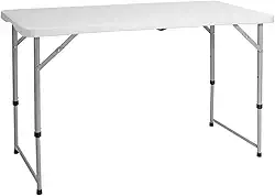 Mesa Dobrável Vira Maleta Camping 122x60cm Aço 4 Pessoas, Alira Home