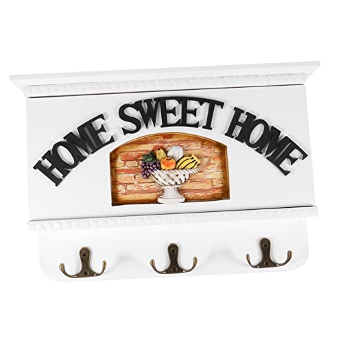 CTIRCHIU 1 Pieza estante de pared estanterias almacenaje estanterias trastero prateleiras arrumação colgadores percha póster organizador gancho de pared retro gancho para llaves de madera