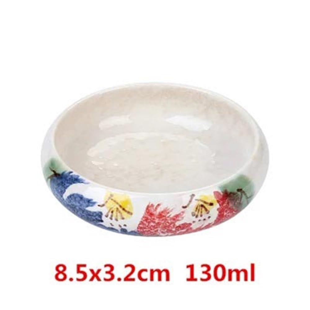 Ciotole per Salse Ciotole in ceramica for salse, ciotole for di soia, piatti for condimenti for contorno per Dessert, Marmellata, da Portata(Nero)