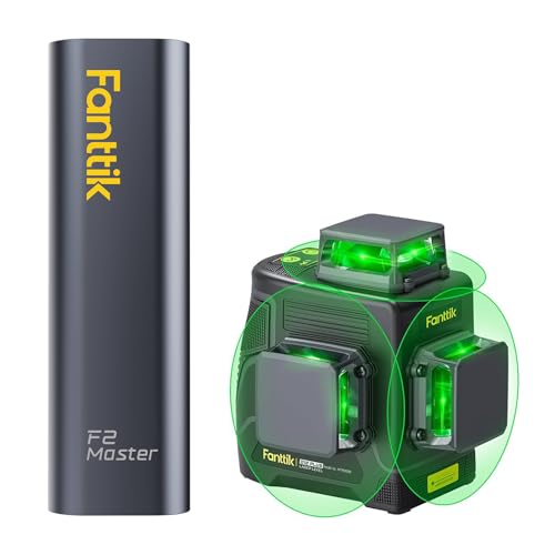 Fanttik F2 Master Mini Cordless Rotary Tool Kit & D12 PLUS Laser Level Self Leveling 3 × 360°