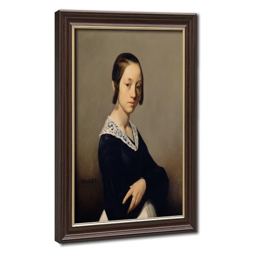 Poster Jean François Millet Louise Antoinette Feuardent 1841 - Toile Impression 20x30 cm