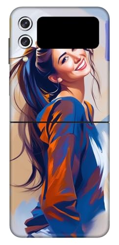 Image of Mobile Skins Compatible with Samsung Galaxy Z FLIP 3 5G Skin Not Back Cover, Camera & Back Protector Mobile Skin Wrap; Samsung Galaxy Z FLIP 3 5G-KE-142