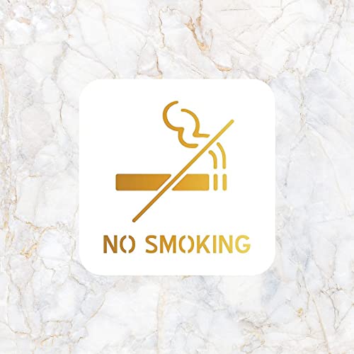 Image of CVANU 1pc No Smoking Acrylic Sign Board for Office /Business /Hospital Sign SelfAdhesive Board c35
