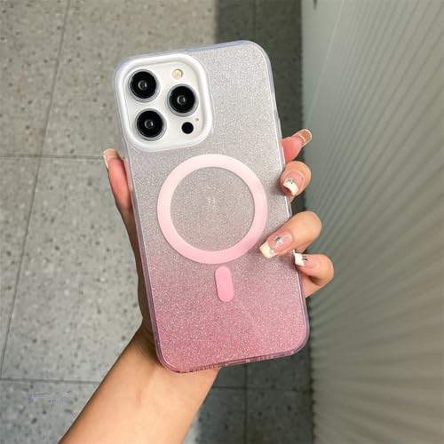 Coque antichoc iPhone 11 à paillettes mate résolvant les chutes avec charge magnétique