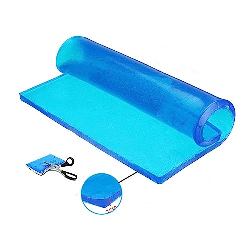 PLSUSJHAO Motorcycle Gel Seat Pad Car Driver Passenger Seat Cushion Soft Cool Seat Pad Shock Absorption Mats Comfort Cooling Office Chair Pad Motorcycle Seat Foam (25 x 25 x 1cm)