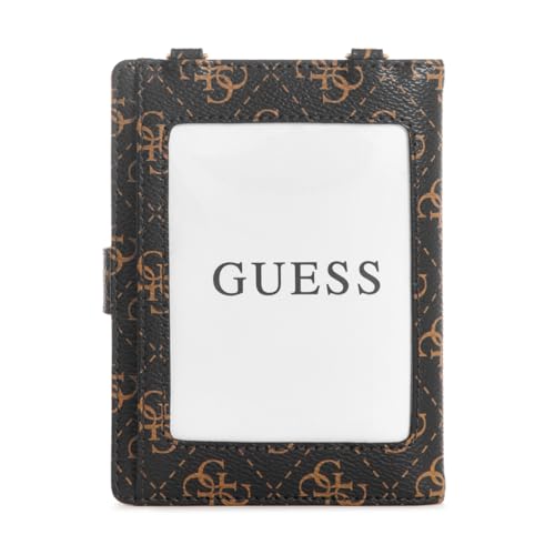 Image of Guess Women's Black Printed Wallet| Ladies Purse Handbags | Gift For Ladies