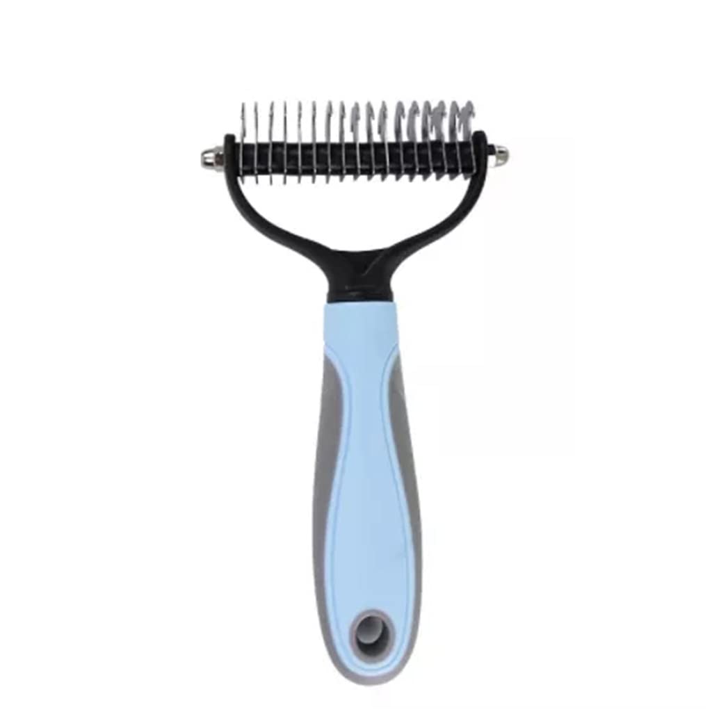 Pet Knotter Dog Grooming Hair Removal Pet Tools Hair Removal Comb Brush Double Sided Pet Supplies Comb E