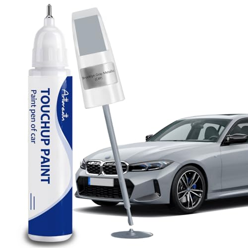 Brooklyn Gray(c4p) Touch Up Paint For Bmw Car Paint Pen Scratch Repair Two-in...